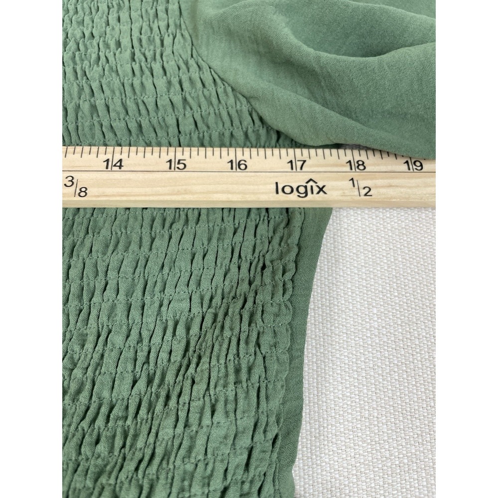 S. Deer Tierd Women's Green Midi Dress Lined Stretch Size XL - Picture 9 of 11